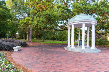 Chapel Hill, NC / USA - October 22, 2020: The Old Well on the campus of the University of North Carolina Chapel Hill clipart