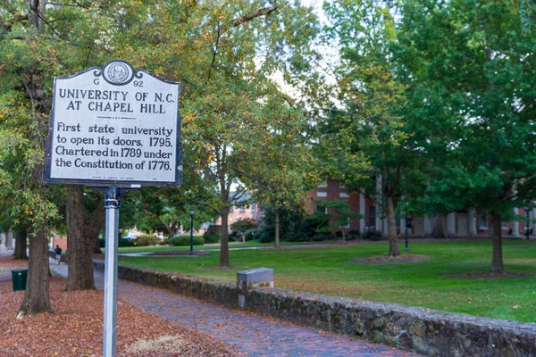 Chapel Hill Usa Ottobre 2020 Università Della Carolina Del Nord — Foto Stock