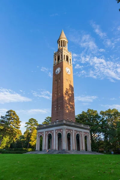 Chapel Hill Usa Ottobre 2020 Campanile Del Campus Unc — Foto Stock