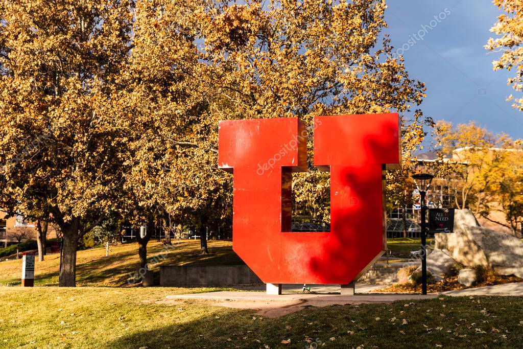 Salt Lake City, UT / USA - November 6, 2020: The University of Utah 