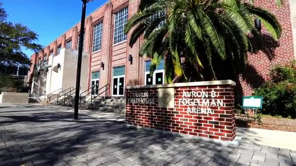 New Orleans Januari 2021 Devlin Fieldhouse Och Avron Fogelman Arena — Stockvideo