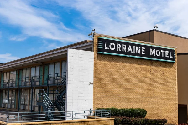 Memphis Lorraine Motel Memphis Där Martin Luther Kink Mördades — Stockfoto