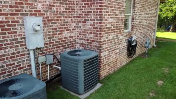 Modern Air Conditioner Systems Next Home — Stock Video