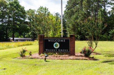 Walnut Grove, MS-2021: Walnut Grove işaret ve bayraklarına hoş geldiniz