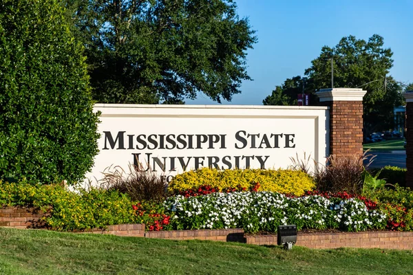 Starkville 2021 Mississippi State University Fue Fundada 1878 Encuentra Starkville — Foto de Stock
