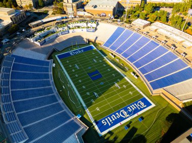 Durham, NC - 17 Ekim 2025: Wallace Wade Stadyumu Duke Üniversitesi Kampüsü