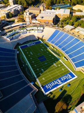 Durham, NC - 17 Ekim 2025: Wallace Wade Stadyumu Duke Üniversitesi Kampüsü