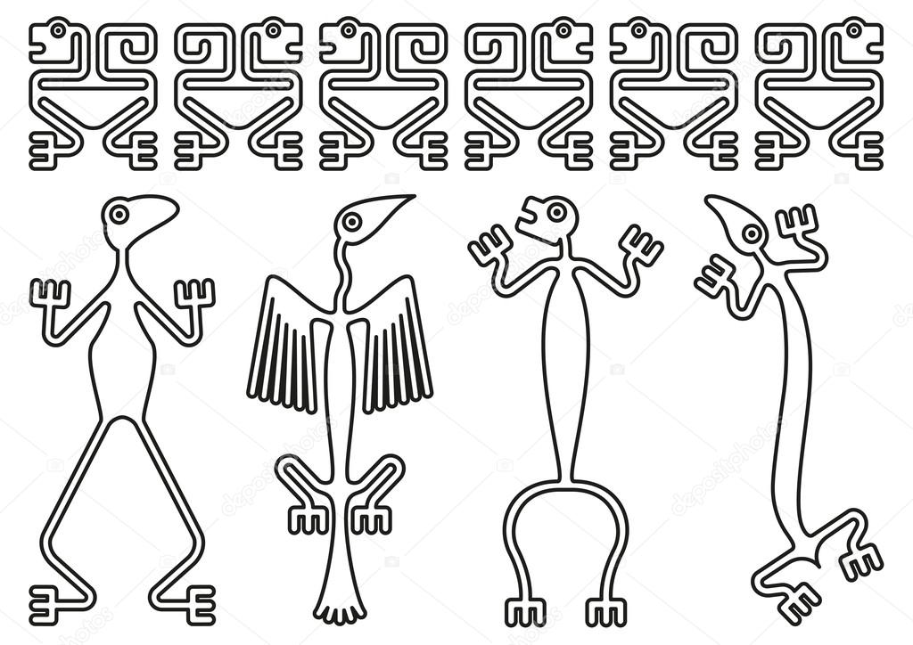 Pre-Columbian designs