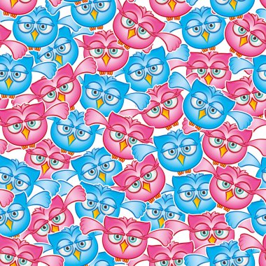 Baykuşlar sinek desen