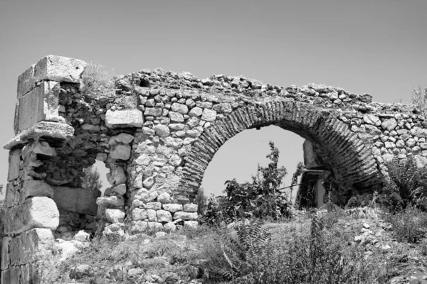 Altes Verlassenes Gebäude Der Stadt Der Festung — Stockfoto