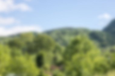 Turizm Tema yaratıcı soyut bulanıklık arka plan bokeh efektli dağcılık