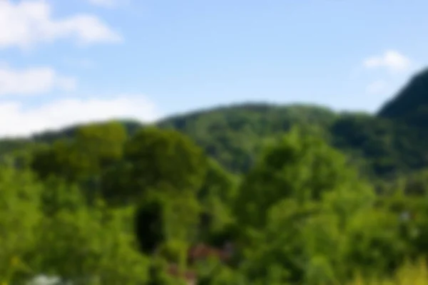 Wazig Kalkoen Bergen Landschap Achtergrond — Stockfoto