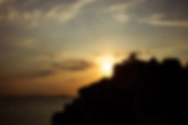 Verschwimmen Mudanya Der Strand Mit Sonnenuntergang Himmel Und Meer — Stockfoto