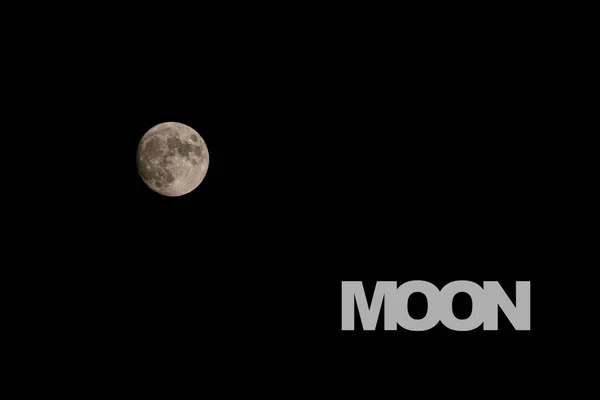 Měsíc Hvězdy Hvězda Sluneční Soustava Astronomie Astrologie Lunární Počasí — Stock fotografie