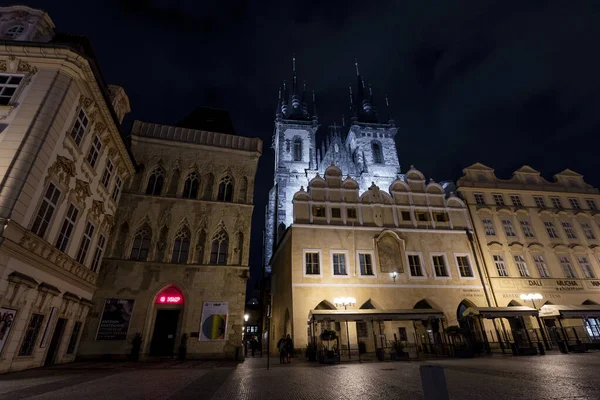 Light Street Lights Paved Sidewalk Made Cobblestones Street Old Town — Stock Photo, Image