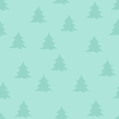 Moda Yeni Yıl kusursuz desensiz vektör çizimi. Ambalaj kağıdı, dijital kağıt, kumaş, tekstil, kartpostallar için. Yeni yıl ağacı, yıldızlar, kar taneleri ile Noel deseni