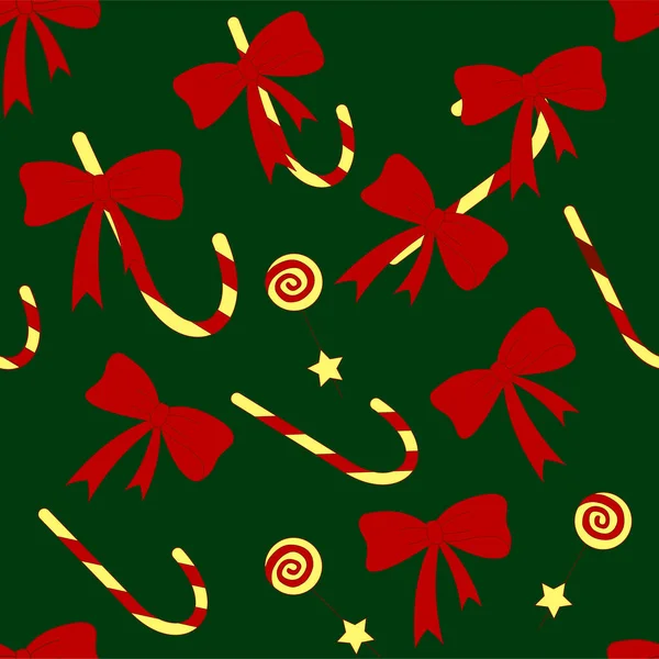 New Year Nahtlose Mustervektorillustration Für Packpapier Digitalpapier Stoff Textilien Postkarten — Stockvektor