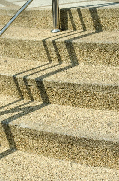 Тіньовий Відтінок Лінії Сходах Відкритому Повітрі — стокове фото