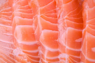 Sashimi Somon deseni. Taze.