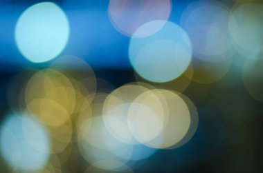 Odaklanamayan soyut arkaplan Noel ışığı