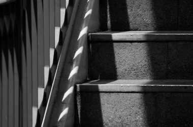 gölge beton merdiven