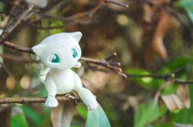 Bangkok, Tayland - 15 Temmuz 2016: Pokemon Japon çizgi film animasyonundaki Pikachu karakteri.