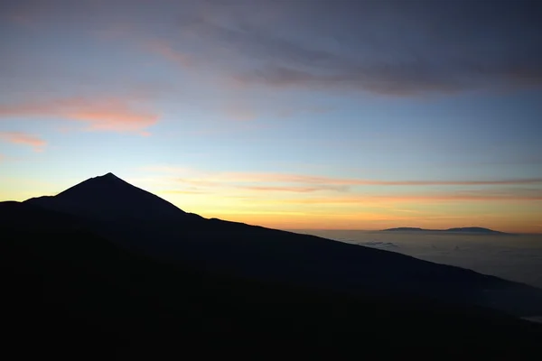 Volcano sunset — Stock Photo, Image