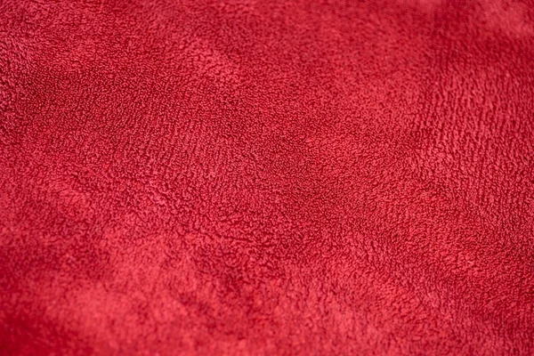 Červená Sametová textura — Stock fotografie