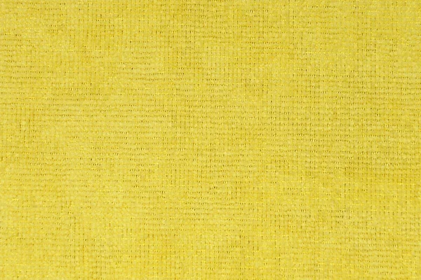 Textura de tecido amarelo — Fotografia de Stock