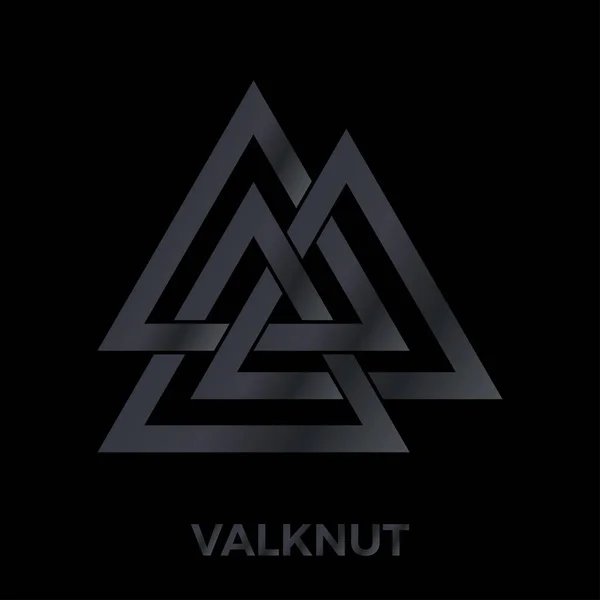 Σύμβολο Valknut Σκανδιναβικό Φυλαχτό Σύμβολο Θεός Όντιν Παγανιστικό Διάνυσμα Σκανδιναβικά — Διανυσματικό Αρχείο