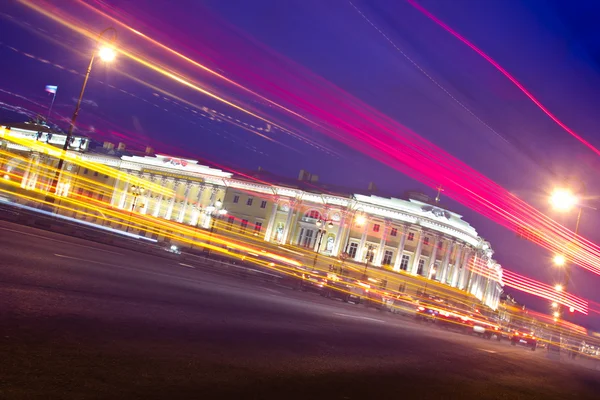 Terraplén inglés, San Petersburgo, Rusia — Foto de Stock