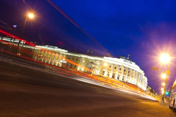 English embankment, St. Petersburg, Russia — Stock Photo, Image