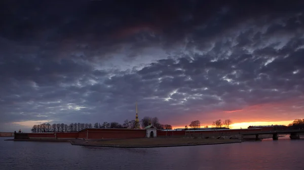 피터 요새와 폴 요새, 러시아 상트페테르부르크 — 스톡 사진