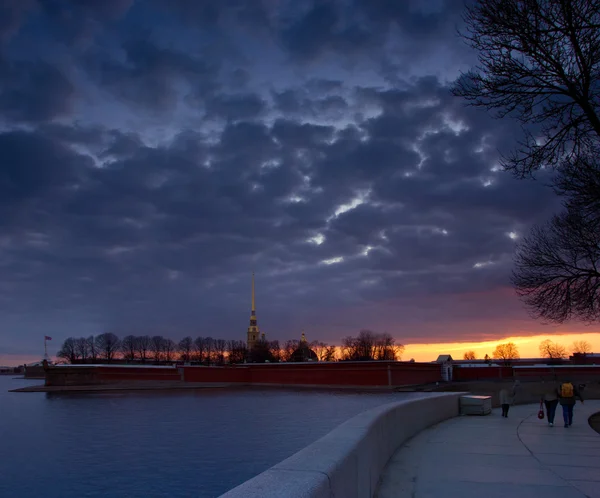 Panorama van St. Petersburg, St. Petersburg, Rusland — Stockfoto