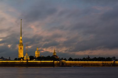 Peter ve Paul fortress ve Palace dolgu, St. Petersburg, Rusya Federasyonu