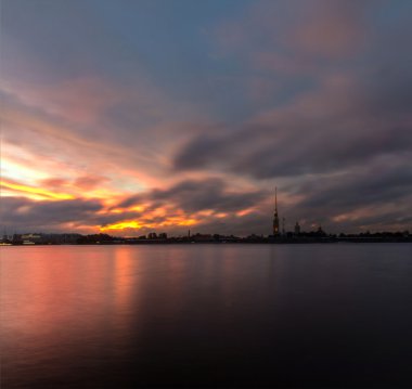 Peter ve Paul fortress ve Palace dolgu, St. Petersburg, Rusya Federasyonu