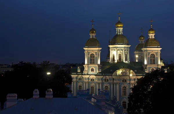 Kveld St. Petersburg, Russland – stockfoto