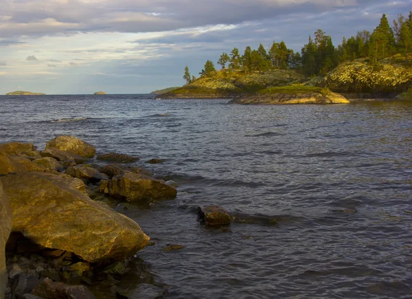 Lago Ladoga, Carelia, Russia — Foto Stock