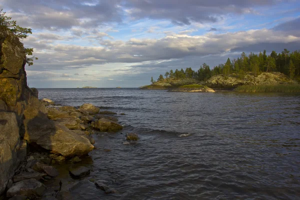 Lago ladoga, karelia, Rusia — Zdjęcie stockowe