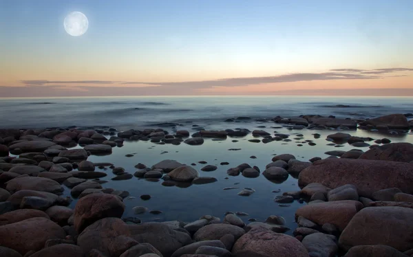 Lac Ladoga, Carélie, Russie — Photo