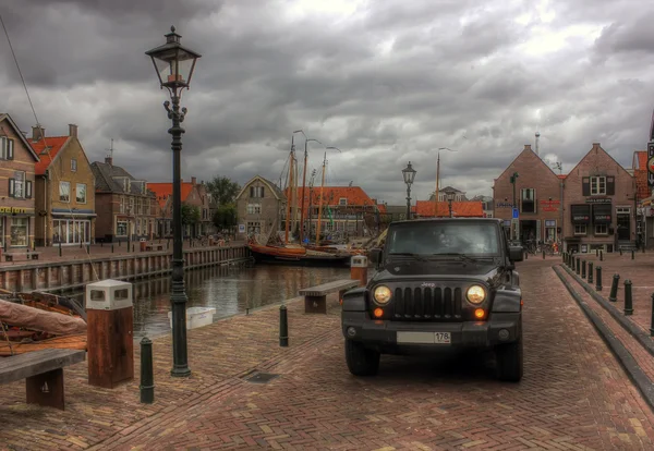 Jeep Wrangler, Nederland, Europa – stockfoto