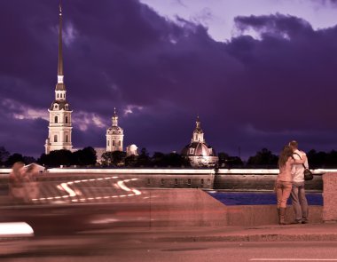 Evening St. Petersburg ,Russia clipart