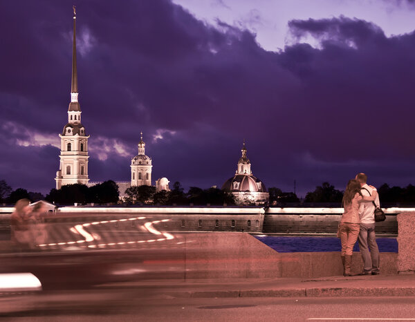Evening St. Petersburg ,Russia