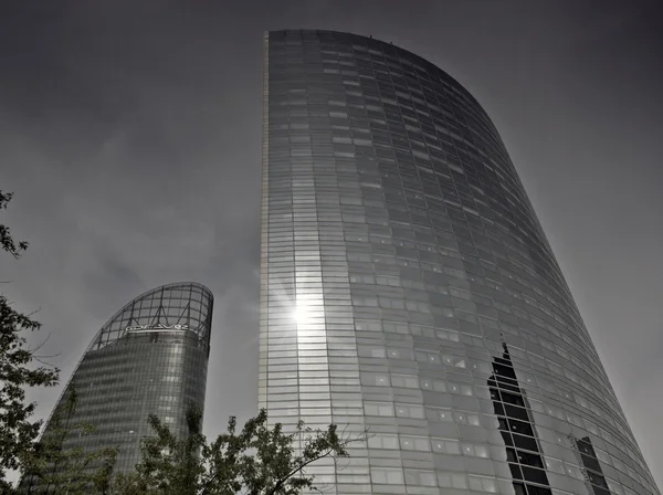 Le quartier des affaires de La Défense à Paris — Photo