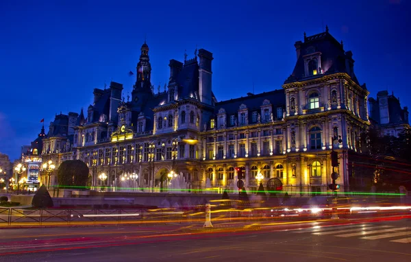 Noche París, Francia — Foto de Stock