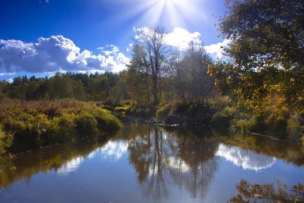 Autumn landscape, Russia — Stock Photo, Image