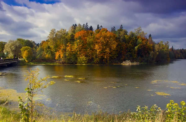 Podzimní krajina, Rusko — Stock fotografie