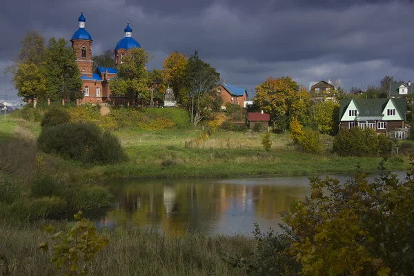 Ο ναός στο Rozhdestveno, Περιφέρεια Λένινγκραντ, Ρωσία — Φωτογραφία Αρχείου