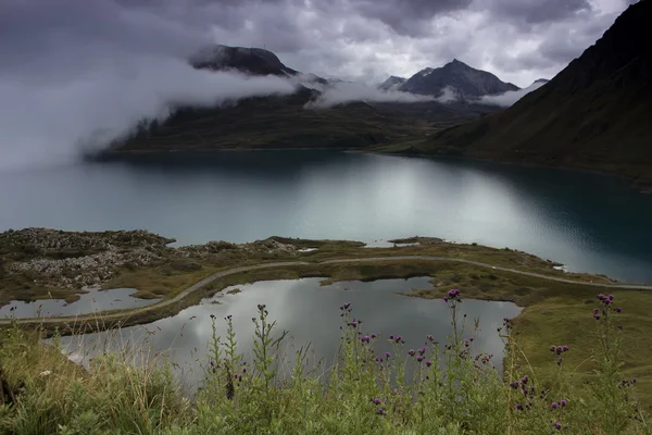 Sjön av mont cenis, Frankrike — Stockfoto