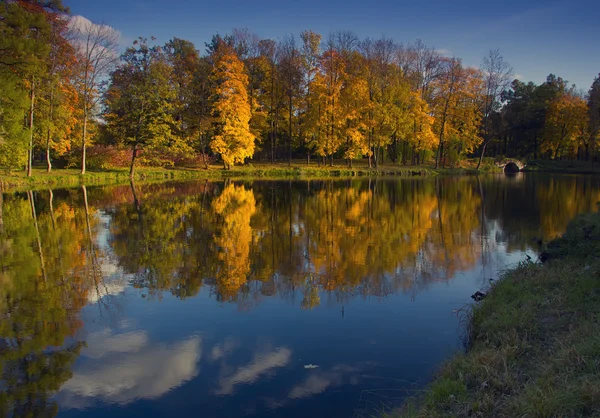 Herbstpark, Russland — Stockfoto